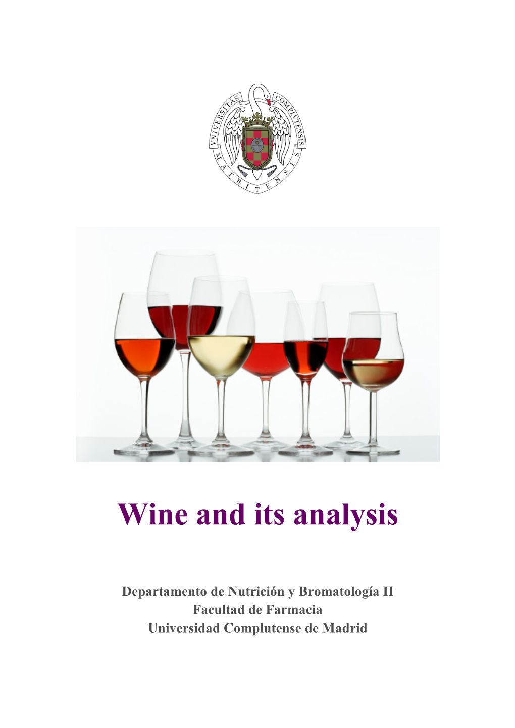 Wine and Its Analysis