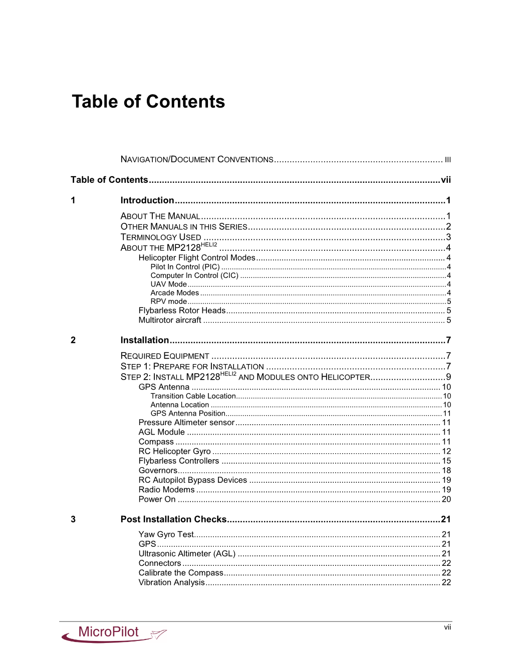 Download Table of Contents