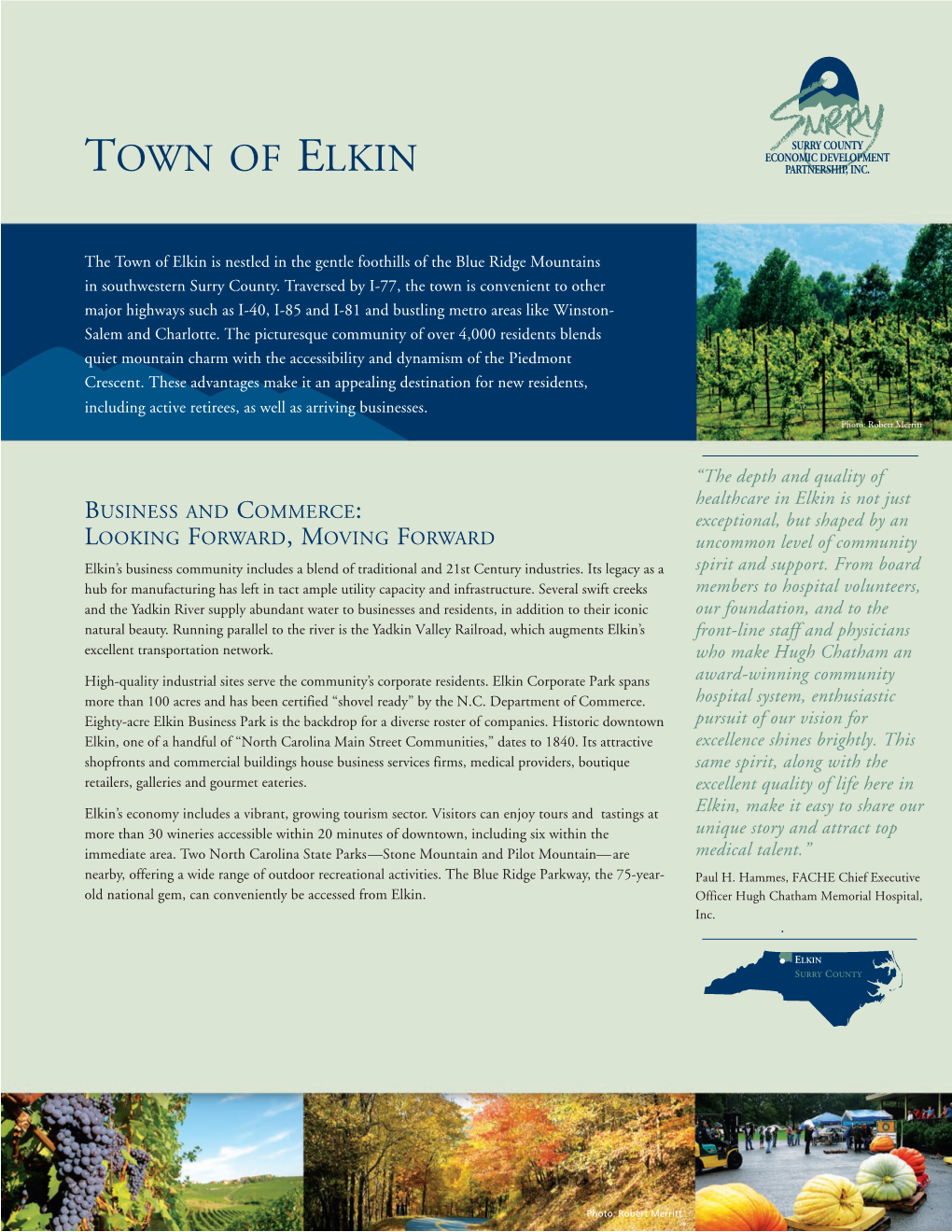 Town of Elkin PA RTNERSHIP, INC