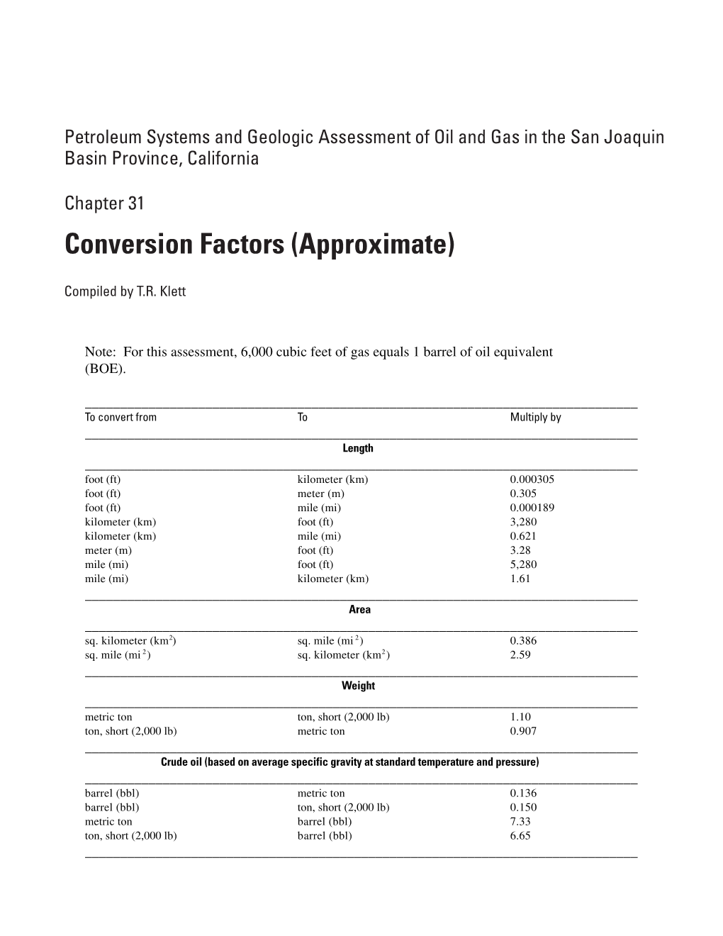 USGS Professional Paper 1713, Chapter 31