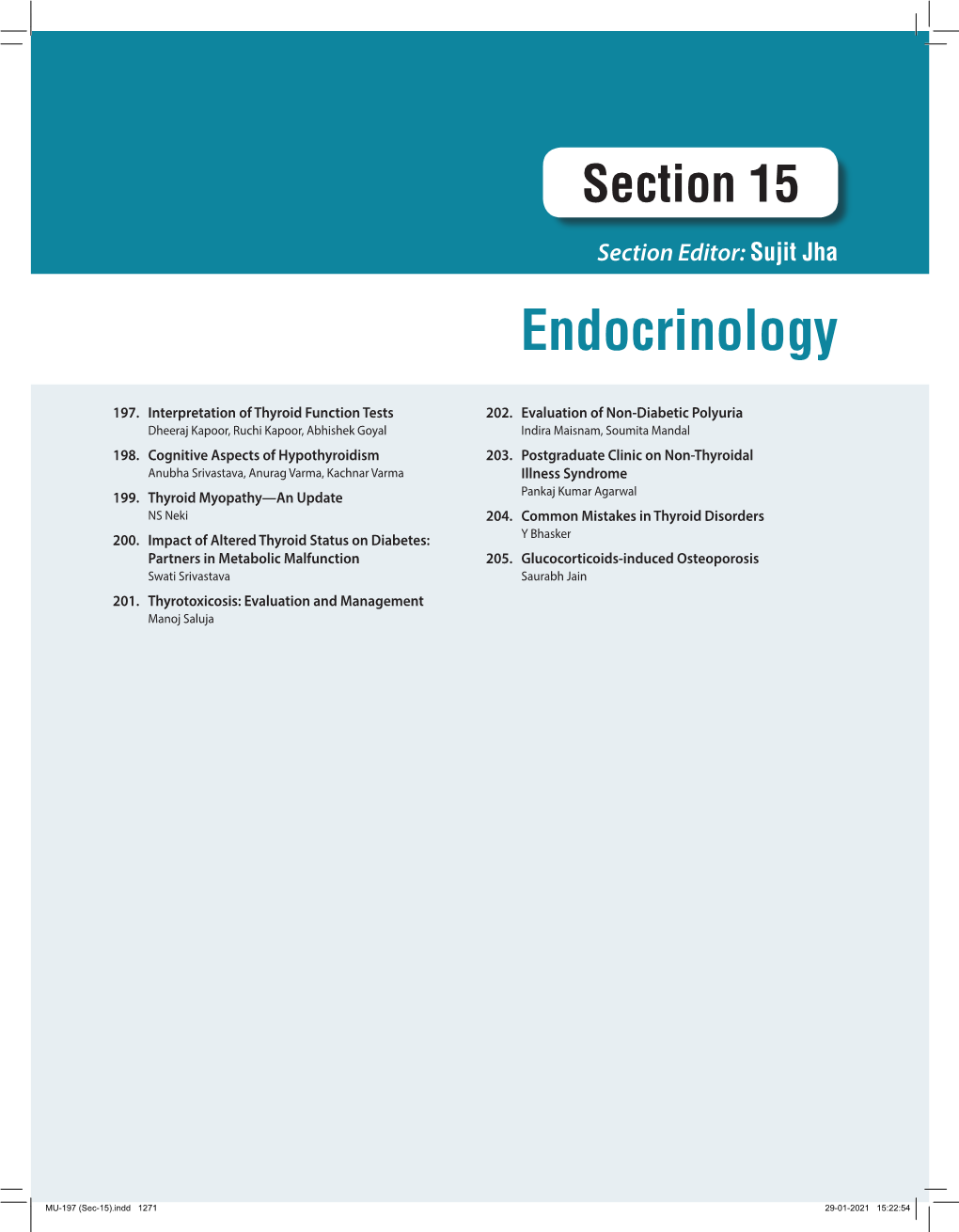 Endocrinology