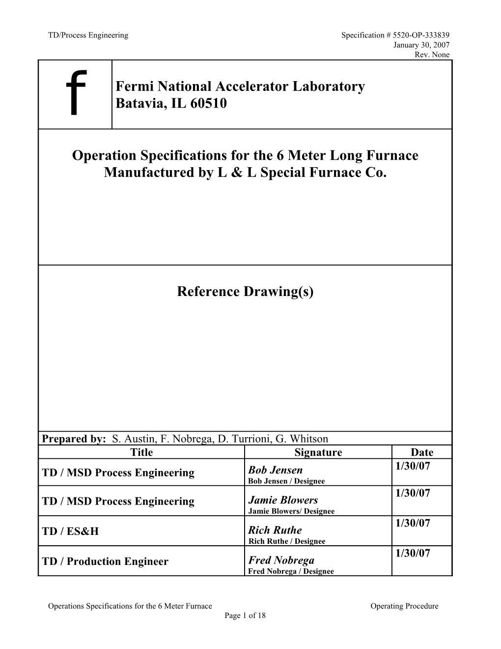 MDTL BCP Operating Procedure