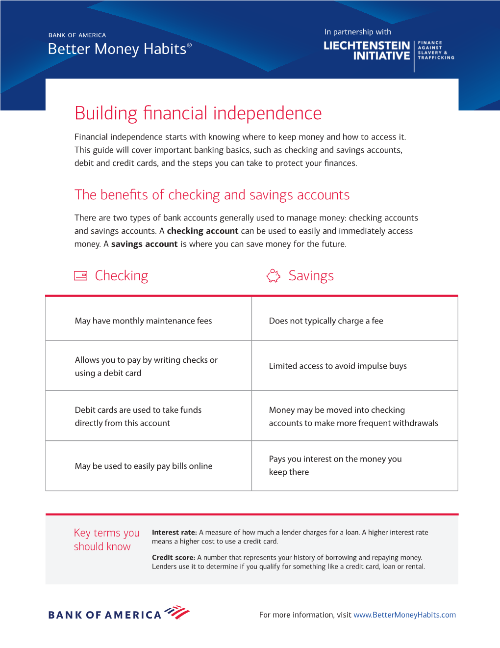 Building Financial Independence Financial Independence Starts with Knowing Where to Keep Money and How to Access It