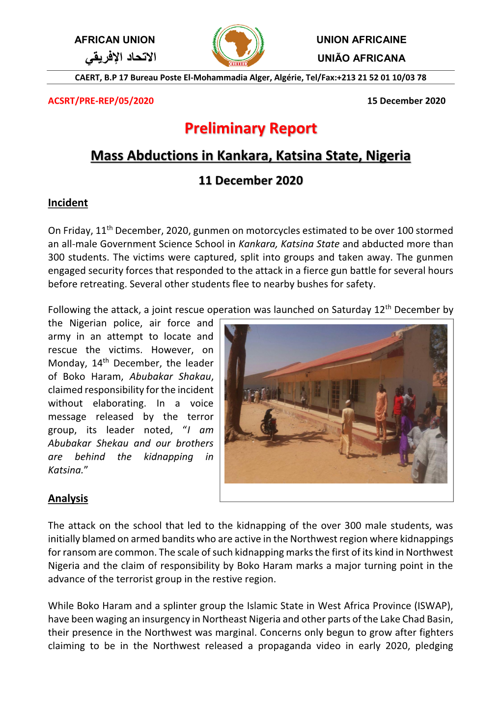 Katsina Attack -Nigeria-Dec 2020.Pdf