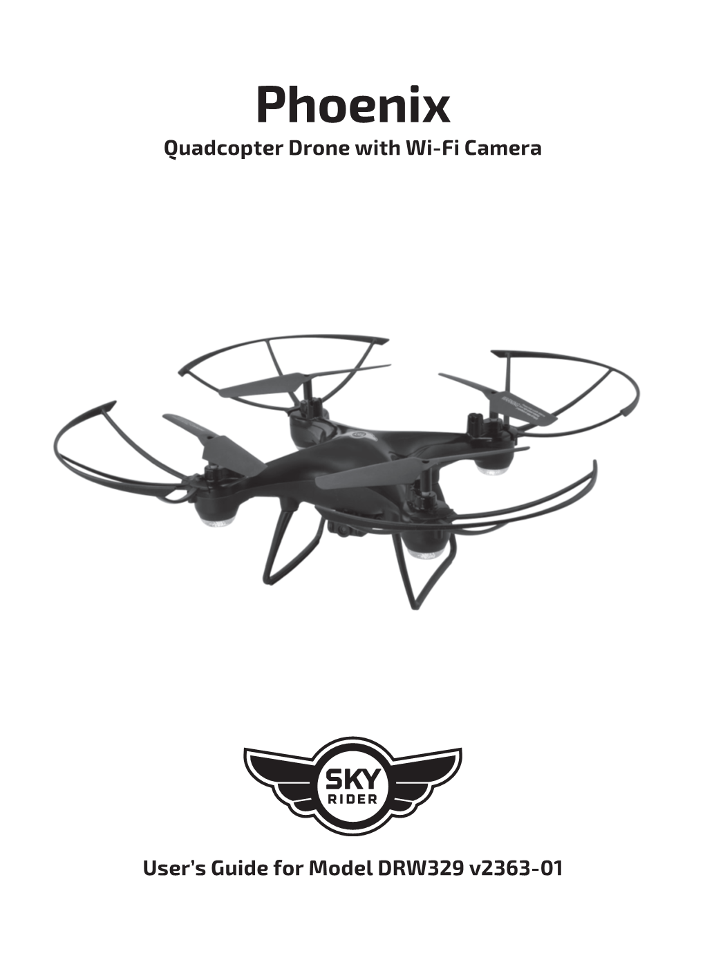 Phoenix Quadcopter Drone with Wi-Fi Camera