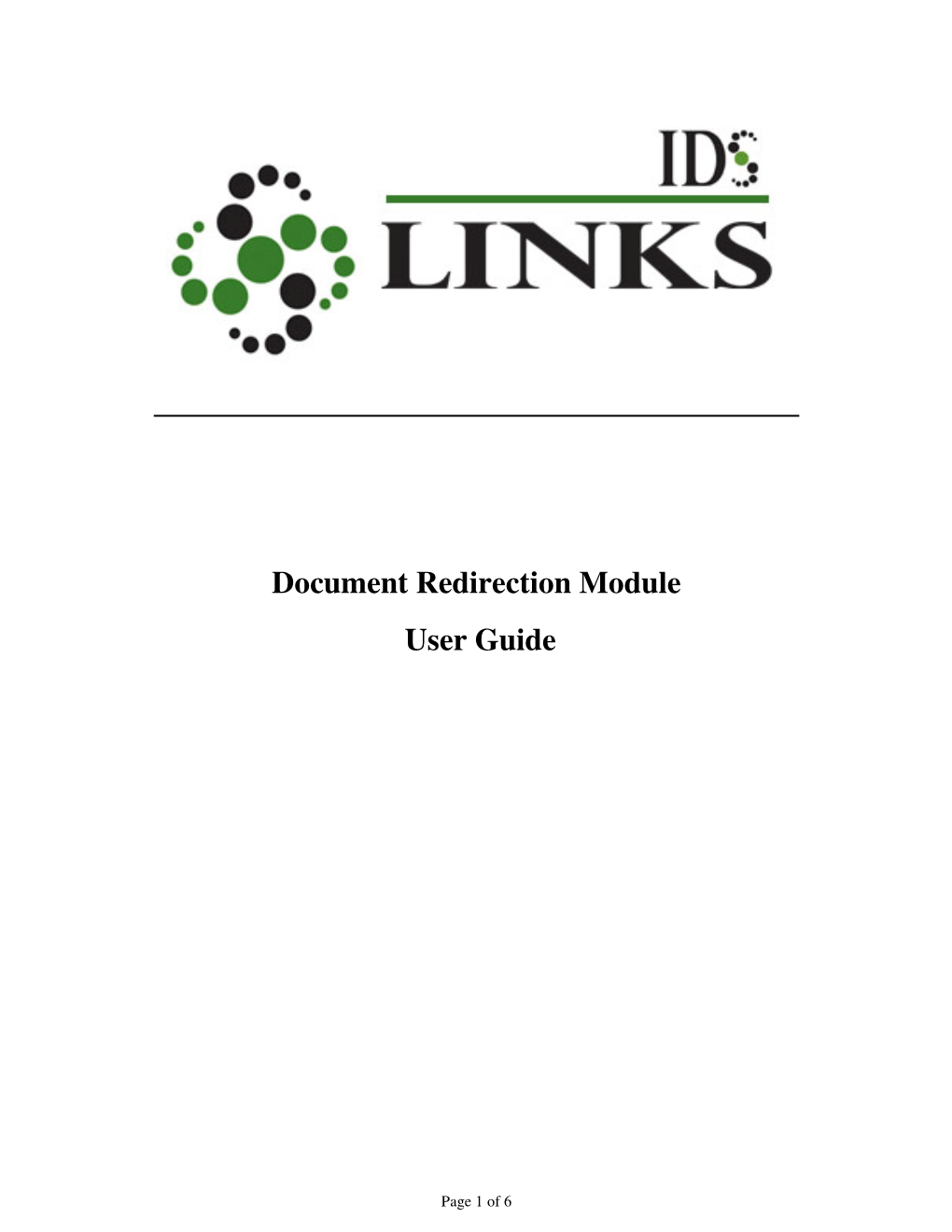 Document Redirection Module User Guide