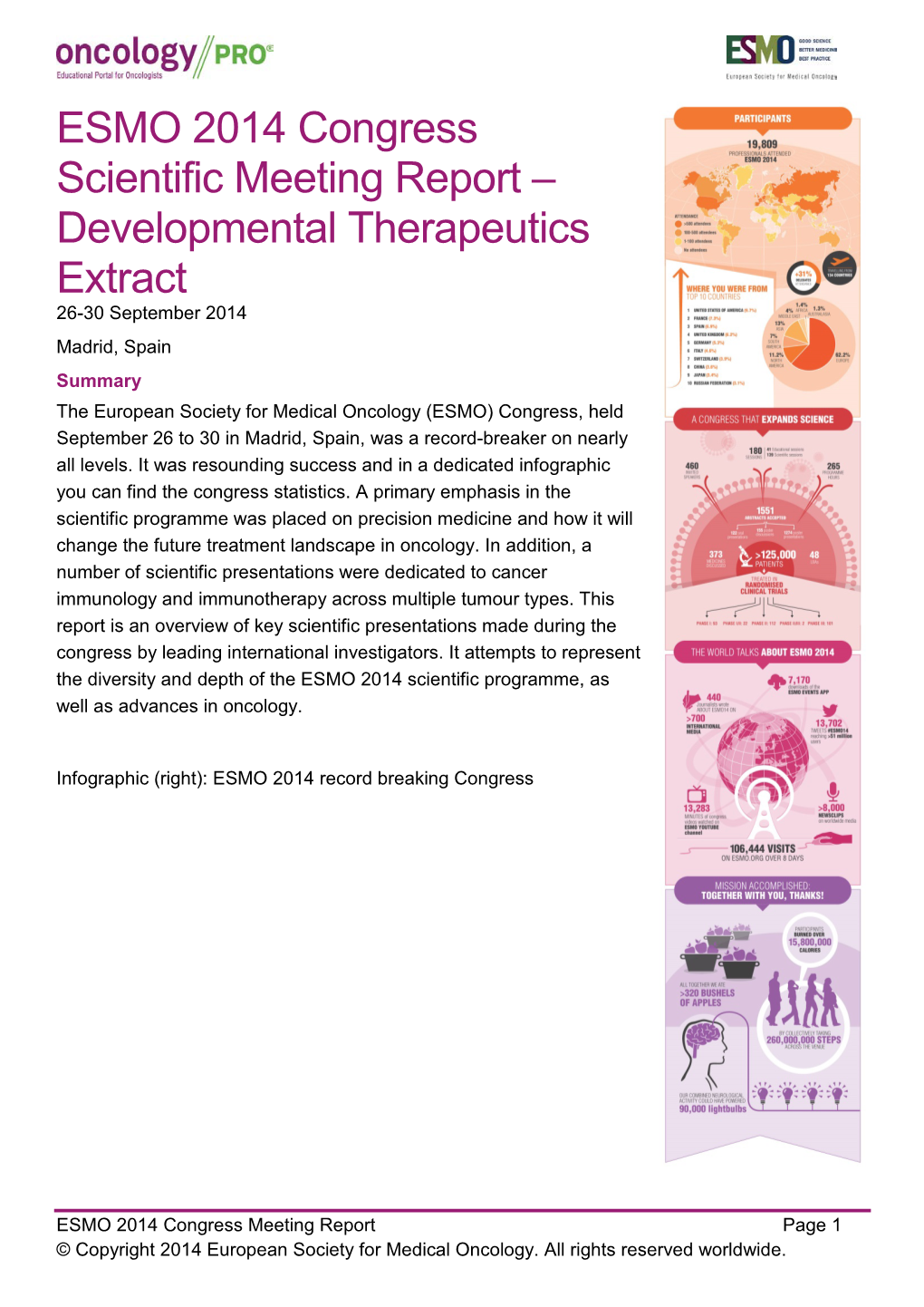 Developmental Therapeutics