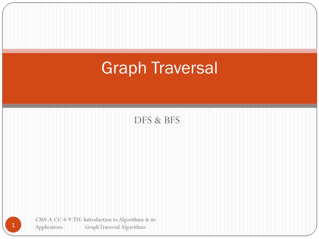 Graph Traversal