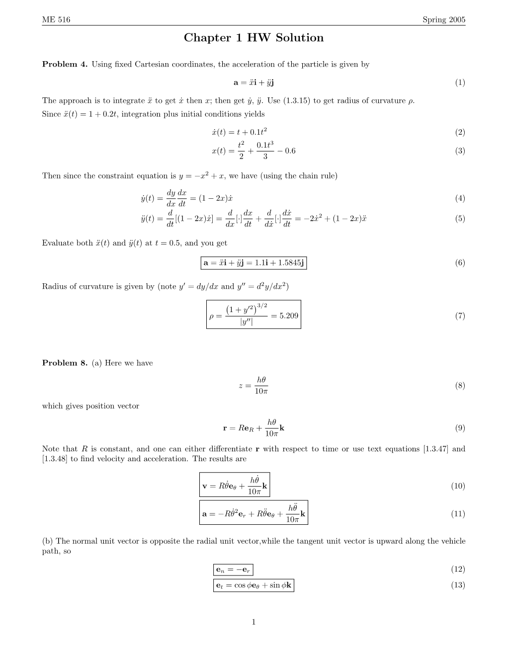 Chapter 1 HW Solution