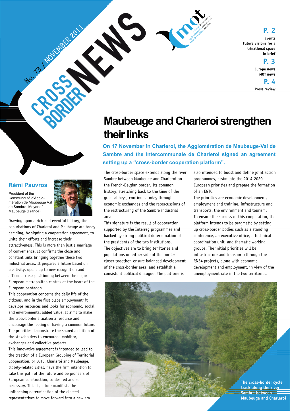 Maubeuge and Charleroi Strengthen Their Links