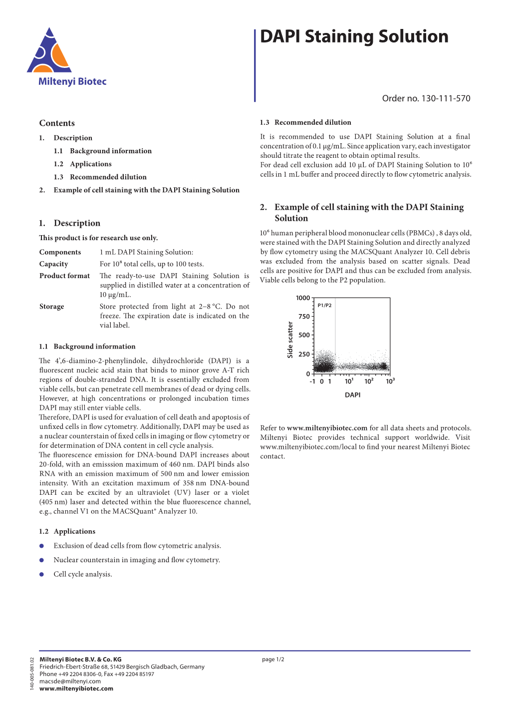 DAPI Staining Solution