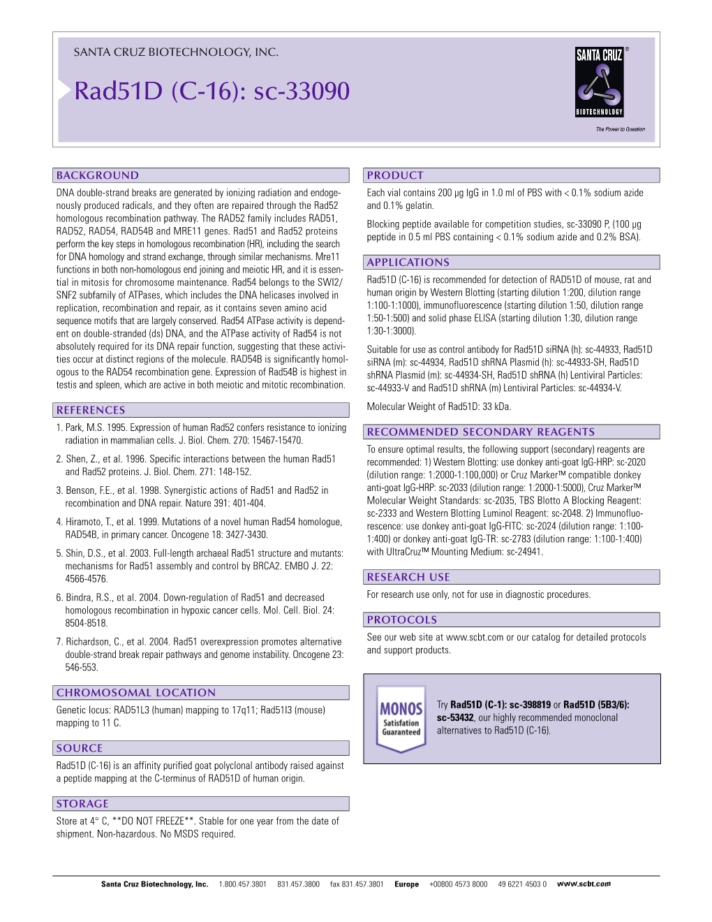 Datasheet Blank Template