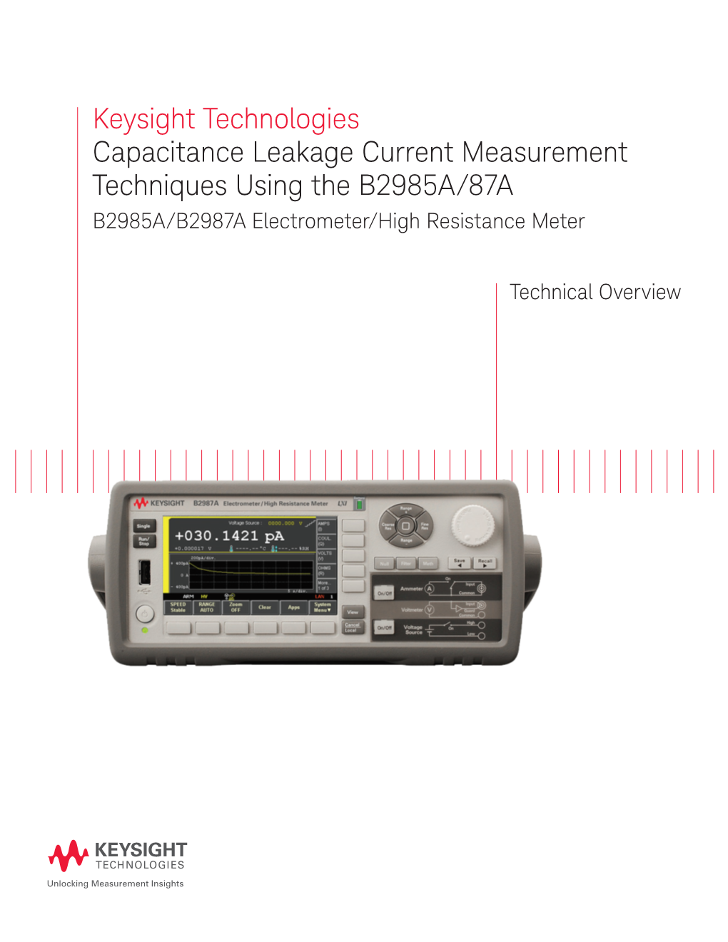 Capacitance Leakage Current Measurement Using the B2985A/87A