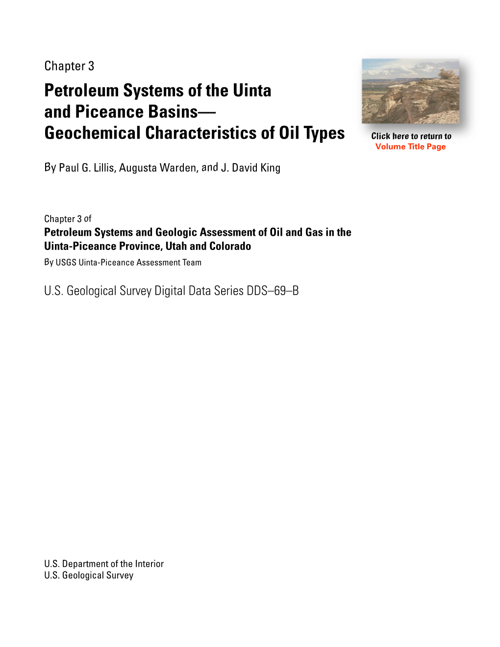 Petroleum Systems of the Uinta and Piceance Basins—