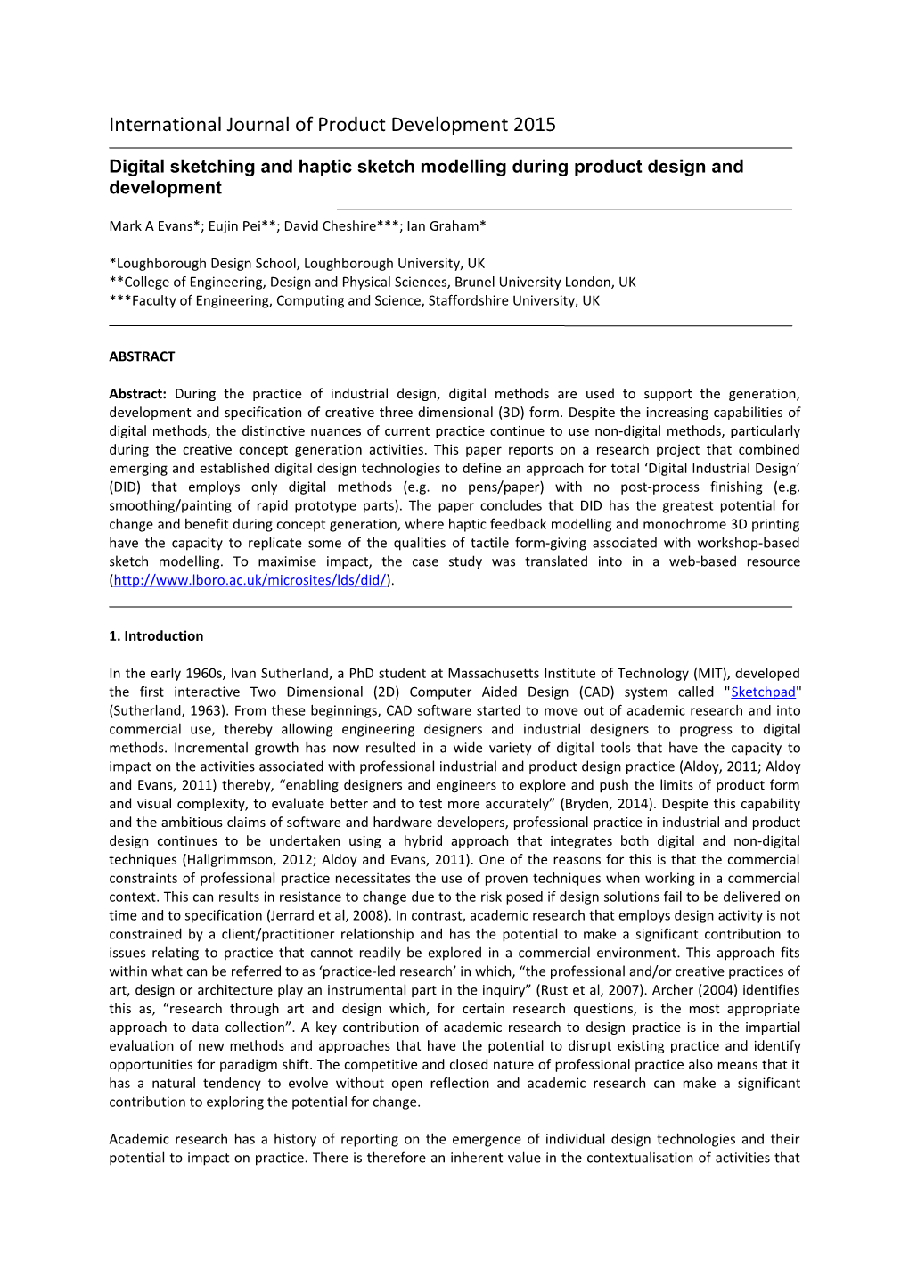 A Comparative Evaluation of Appearance Models Produced Using Conventional Fabrication Techniques