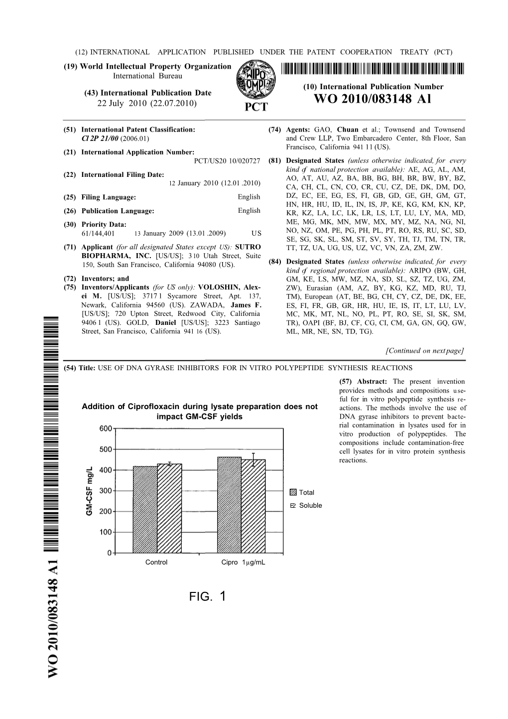 WO 2010/083148 Al