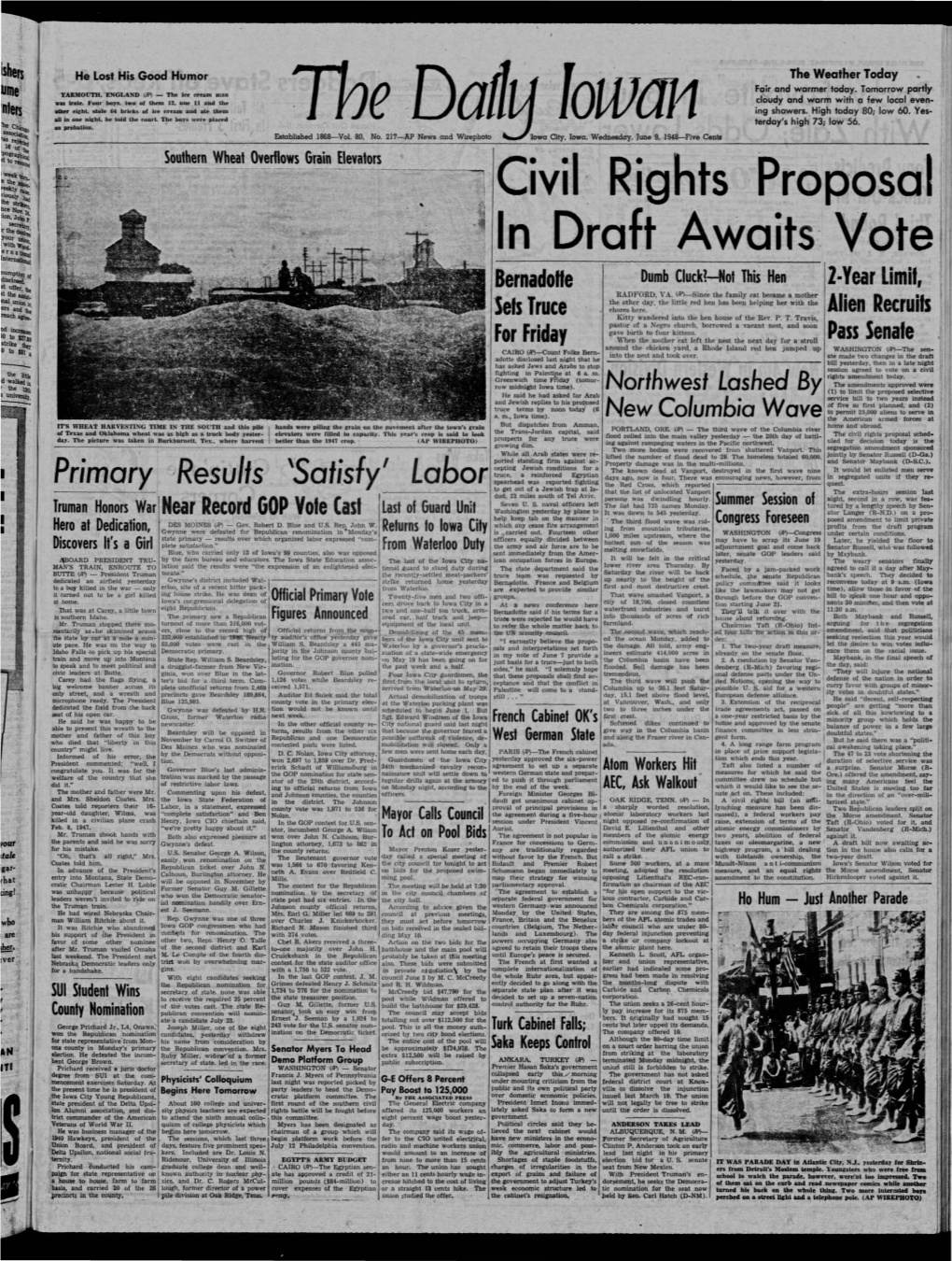 Daily Iowan (Iowa City, Iowa), 1948-06-09