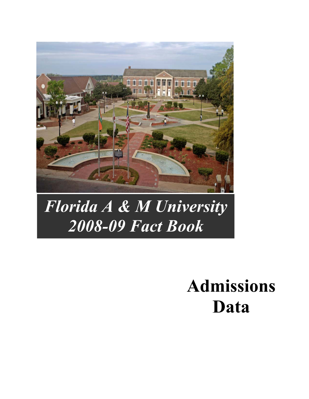 Admissions Data