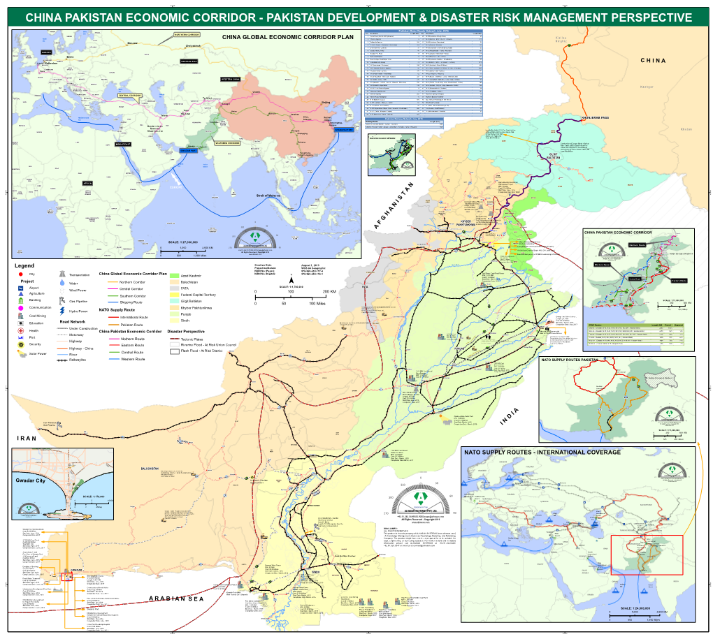 CHINA PAKISTAN ECONOMIC CORRIDOR - PAKISTAN DEVELOPMENT & DISASTER RISK Managementkashi PERSPECTIVE