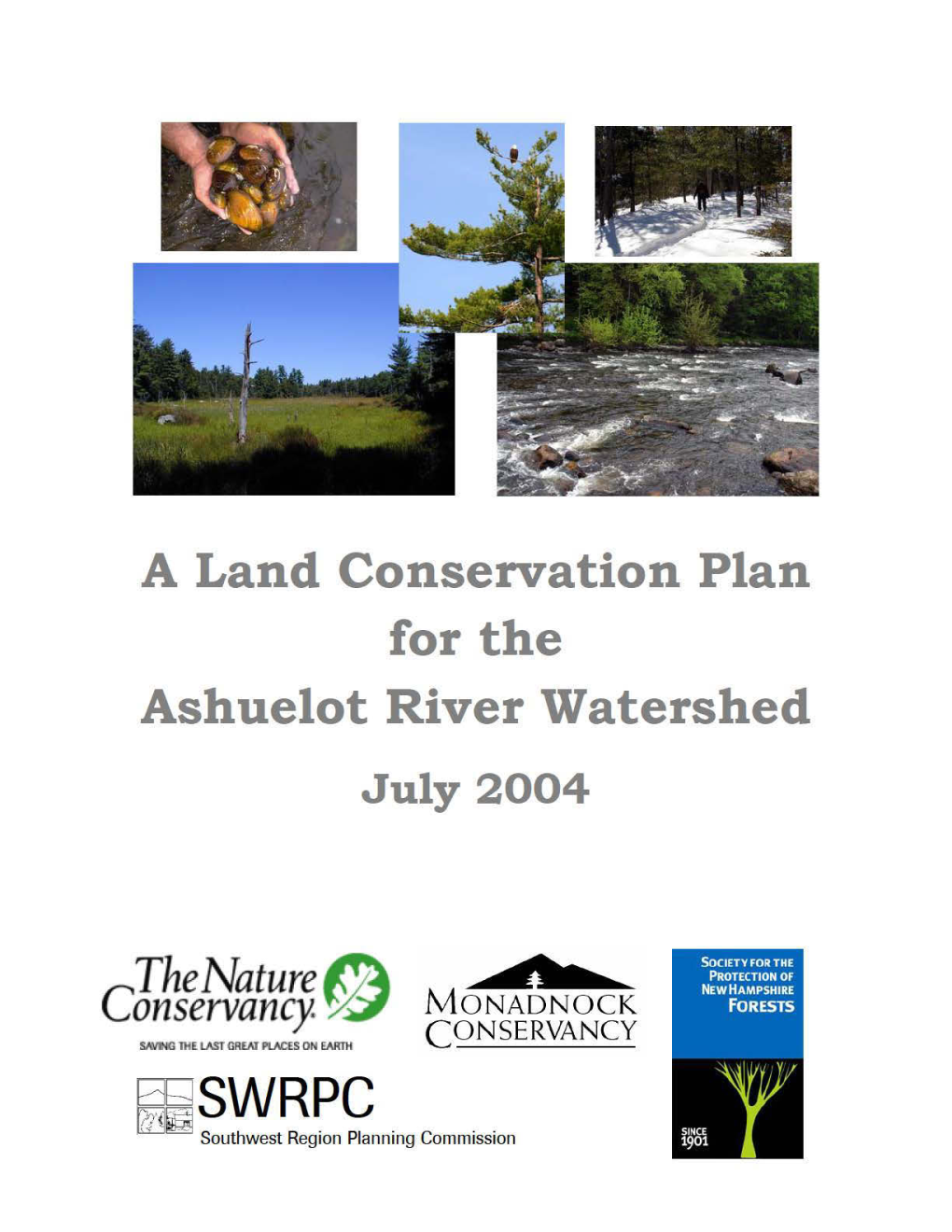 A Land Conservation Plan for the Ashuelot River Watershed