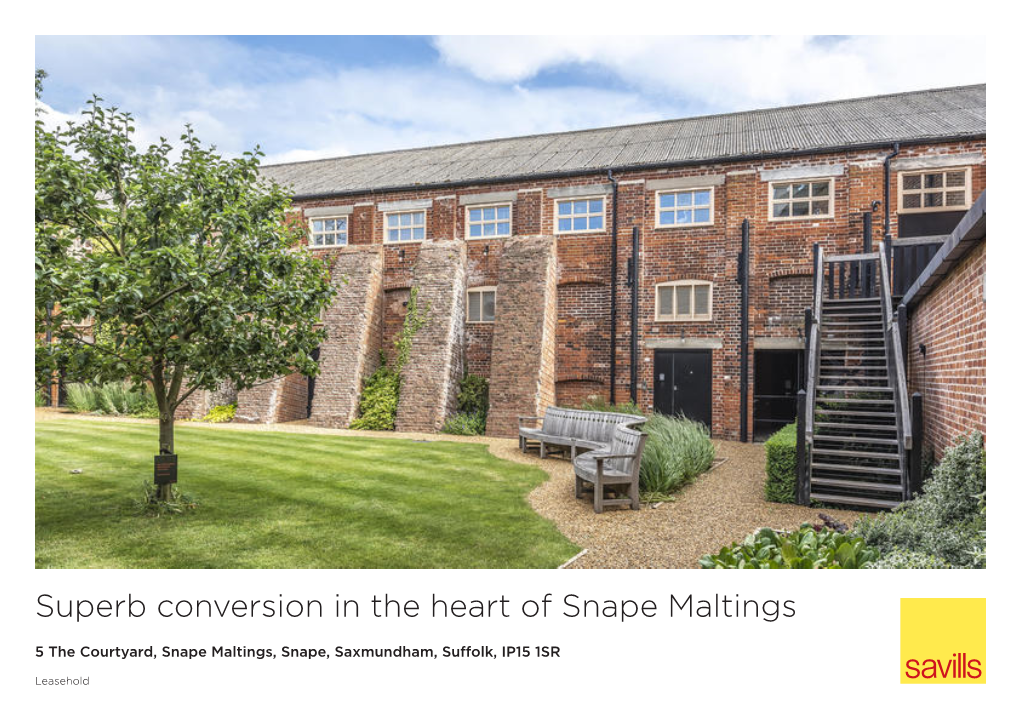 Superb Conversion in the Heart of Snape Maltings