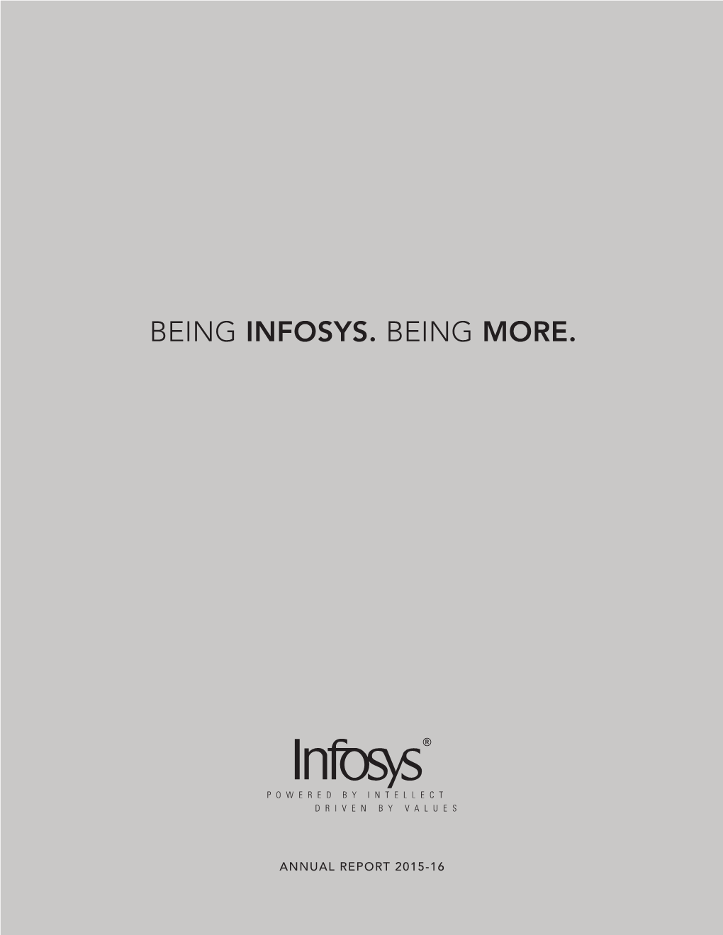 Infosys Annual Report 2015-16