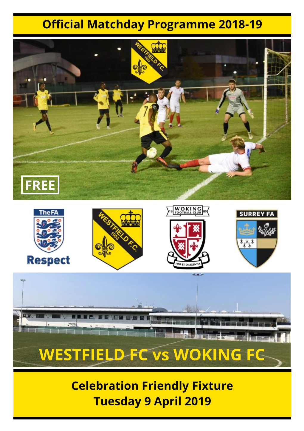 WESTFIELD FC Vs WOKING FC