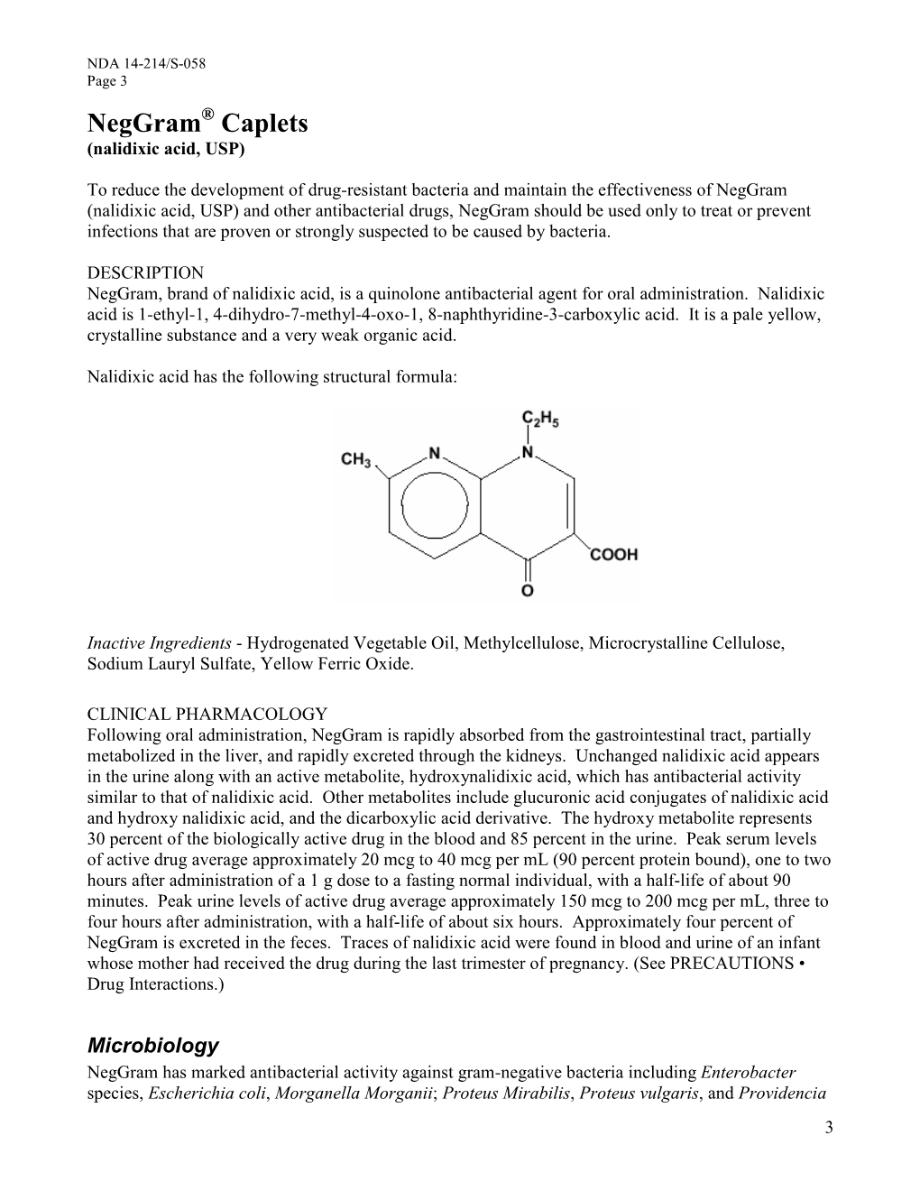 Nalidixic Acid, USP)