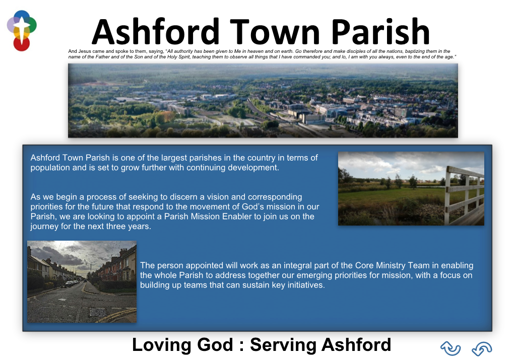 Parish Mission Enabler to Join Us on the Journey for the Next Three Years