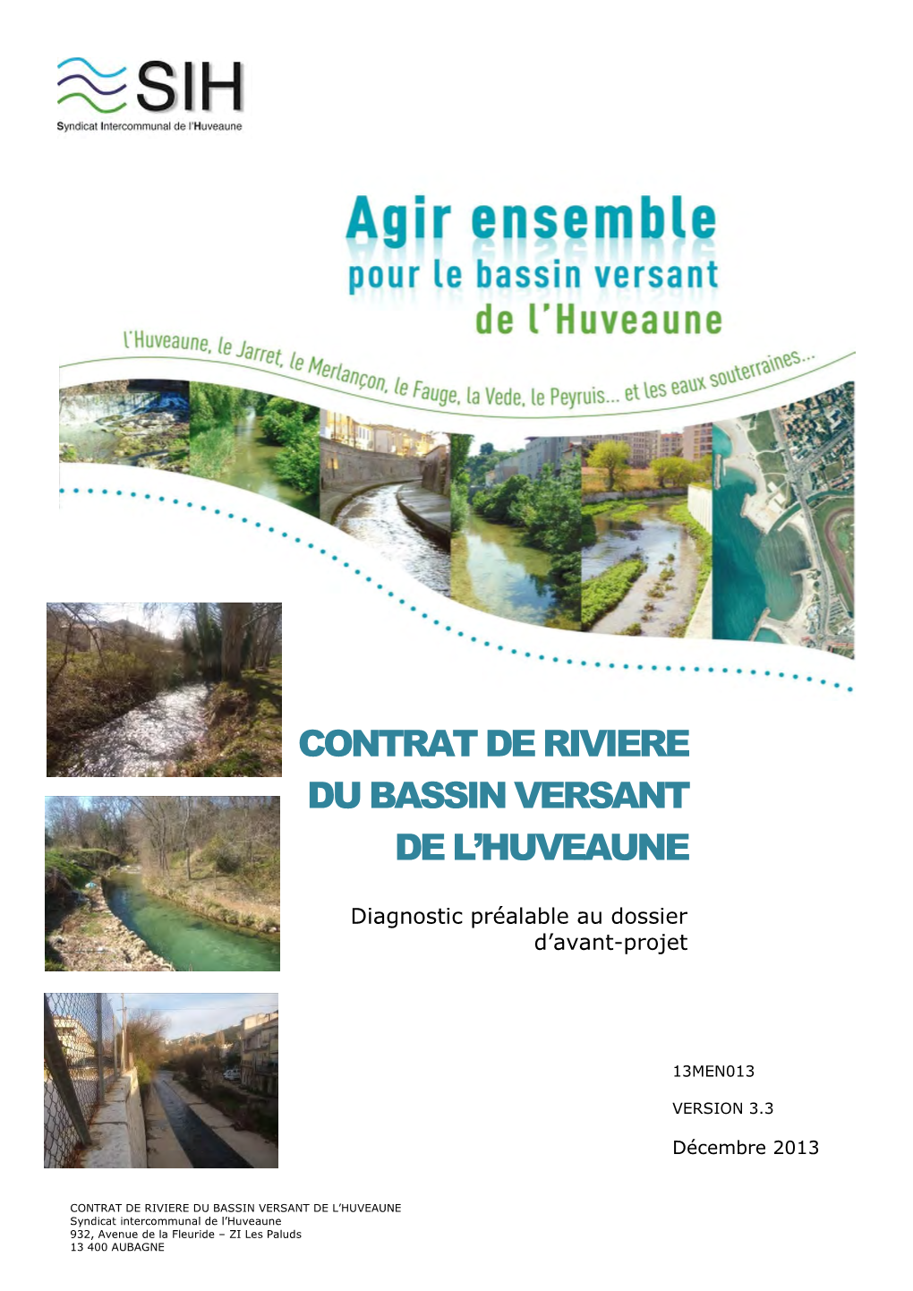 Contrat De Riviere Du Bassin Versant De L'huveaune