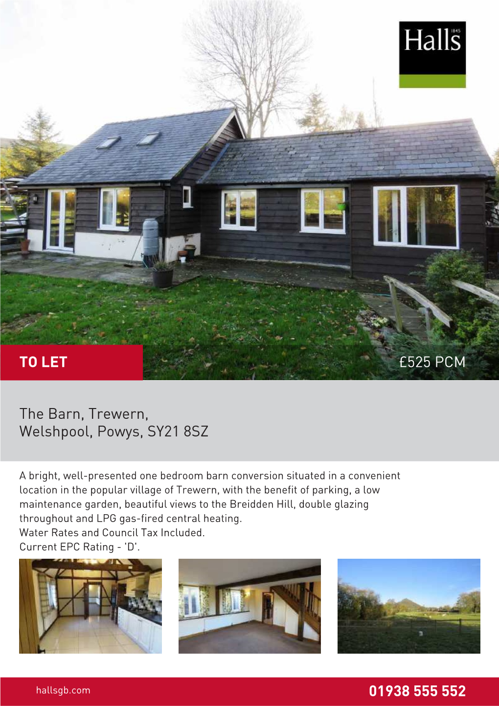 525 PCM the Barn, Trewern, Welshpool, Powys