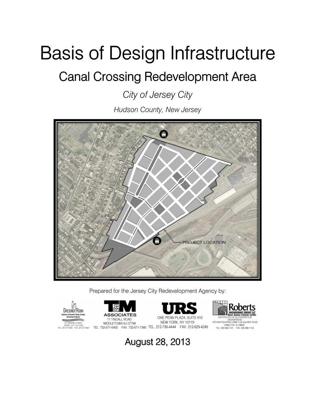 Canal Crossing Redevelopment Area City of Jersey City Hudson County, New Jersey