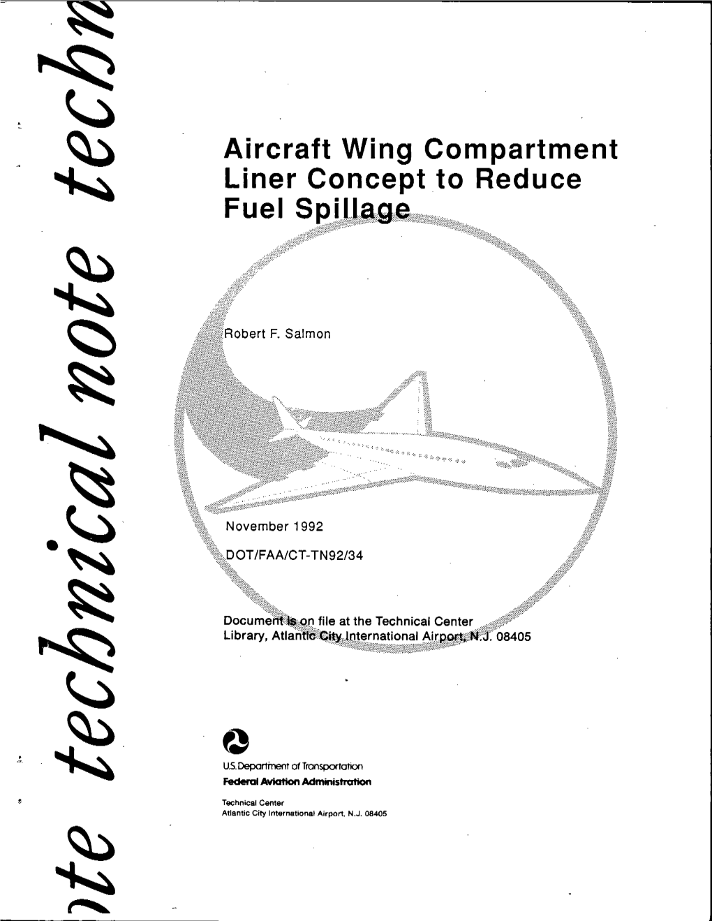 Aircraft Wing Compartment Liner Concept to Reduce