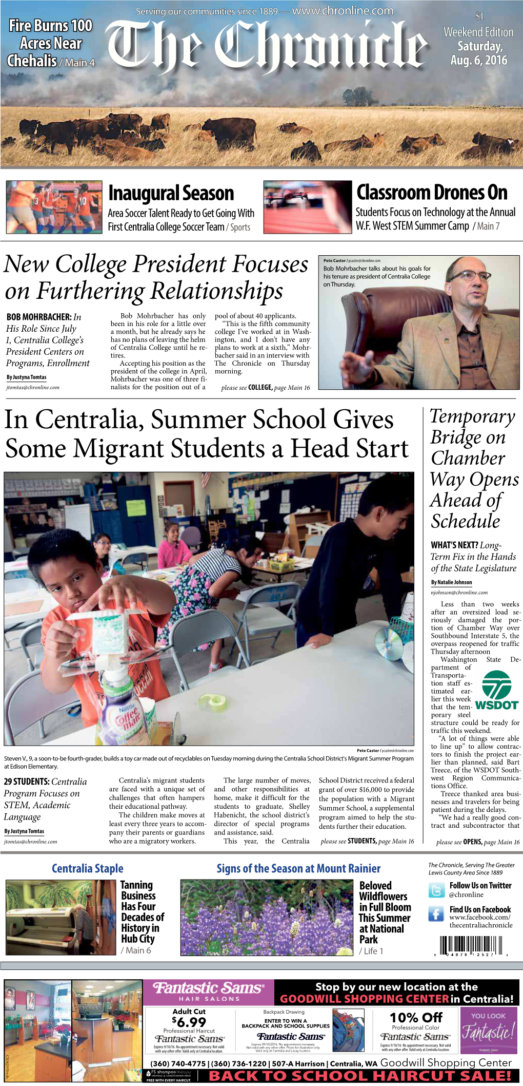 In Centralia, Summer School Gives Some Migrant Students a Head Start