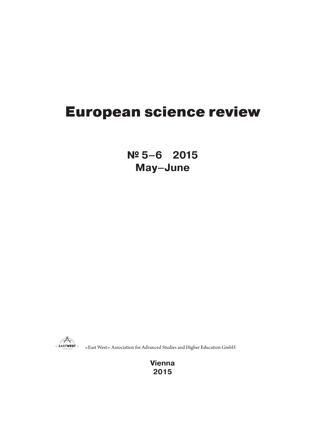 European Science Review