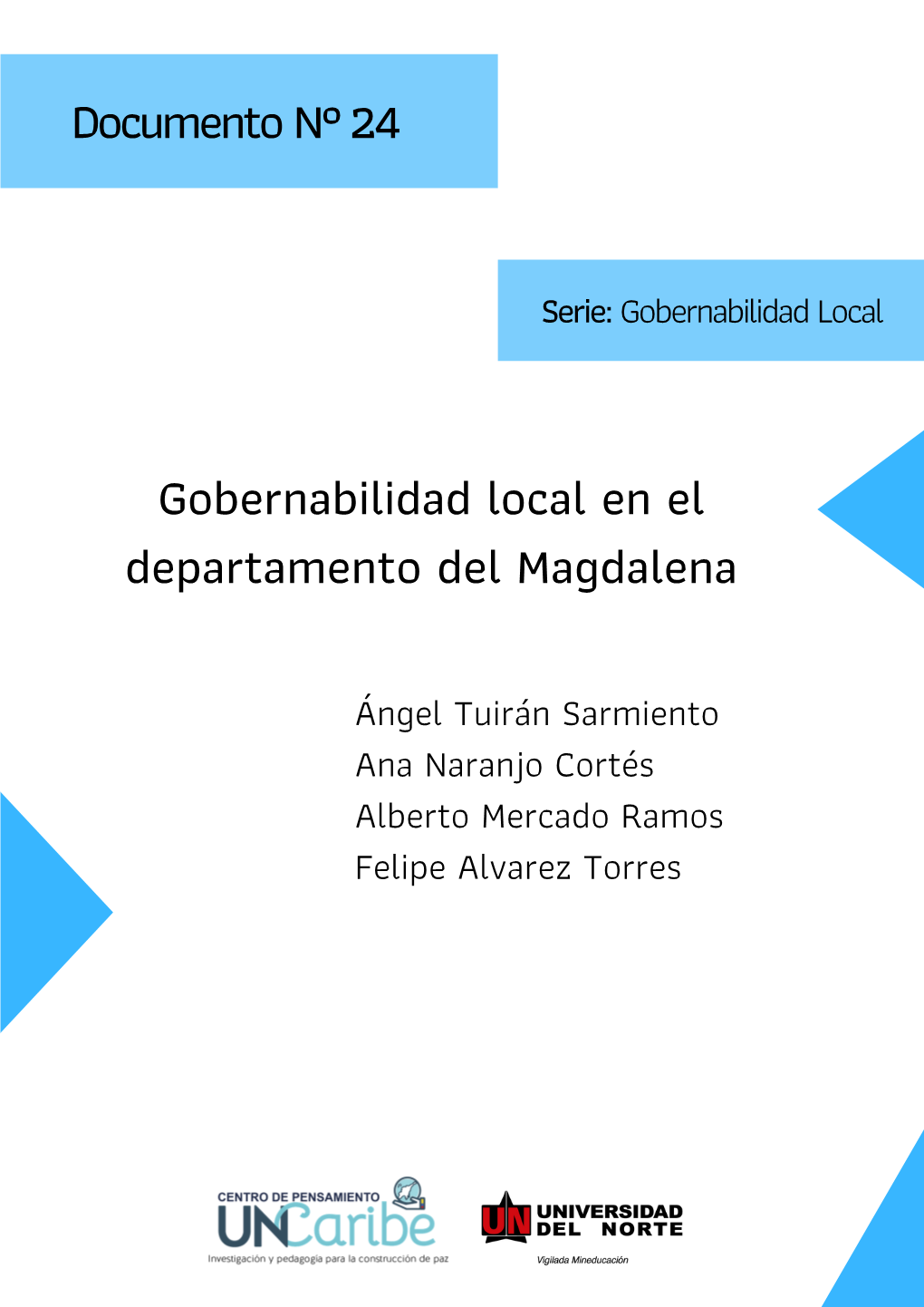 Documento N° 24 Gobernabilidad Local En El Departamento