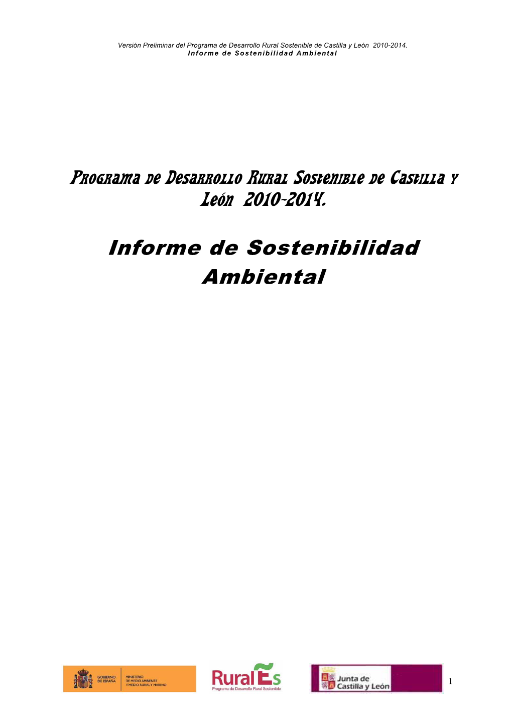 Informe De Sostenibilidad Ambiental