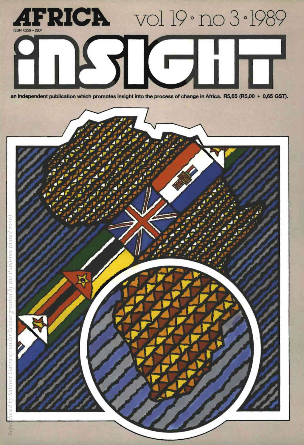 Africtt. Vol 19 0 No 3 0 1989