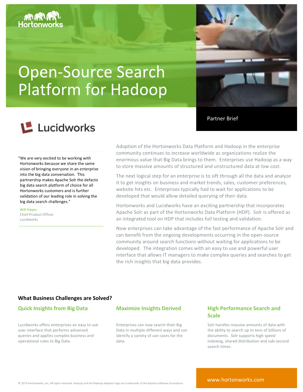 Open‐Source Search Platform for Hadoop