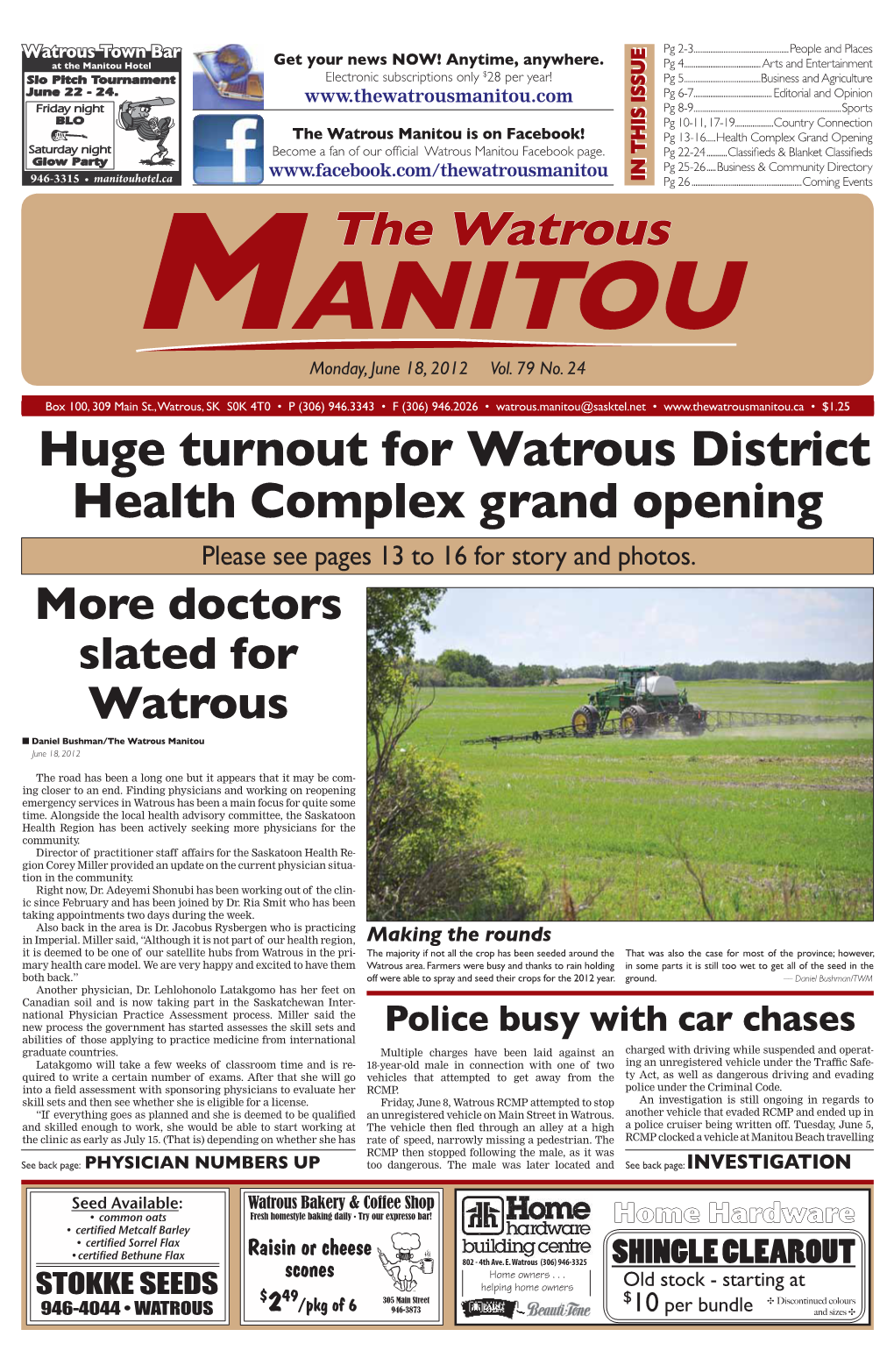 Manitou Hotel Get Your News NOW! Anytime, Anywhere