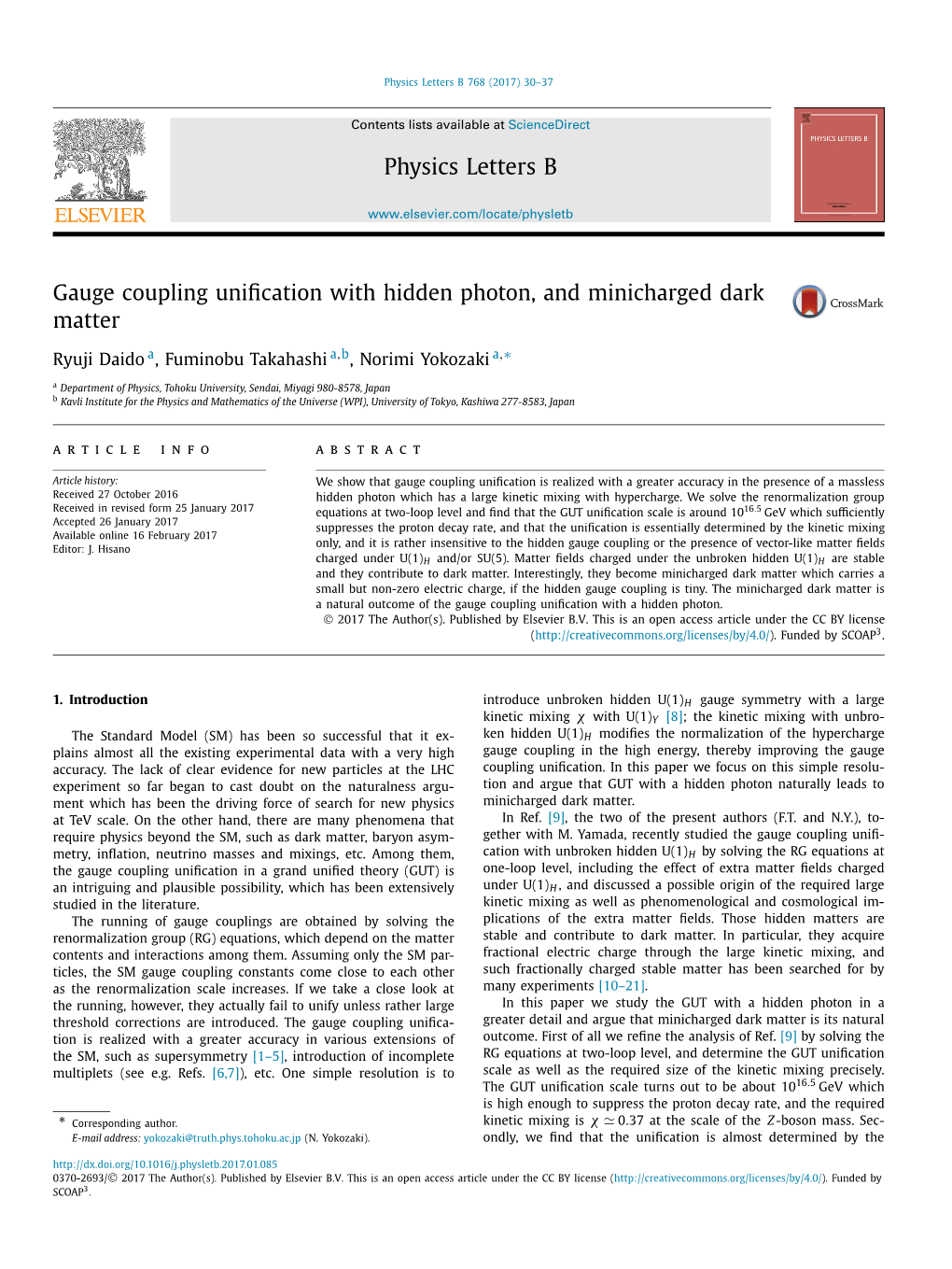 Gauge Coupling Unification with Hidden Photon, And