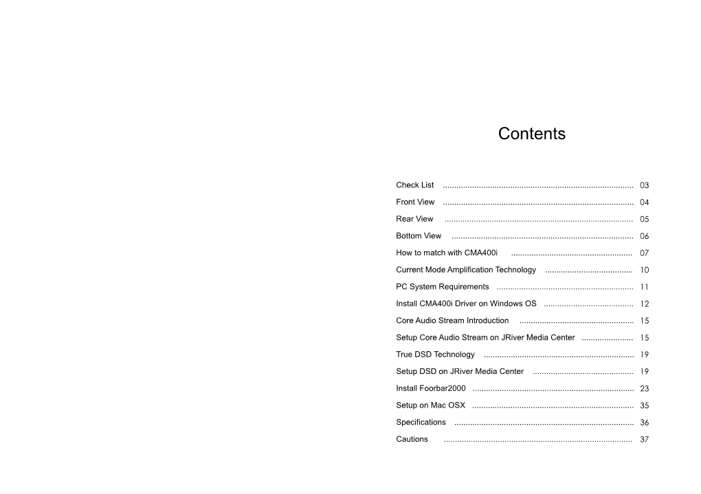 Questyle CMA 400I User Manual