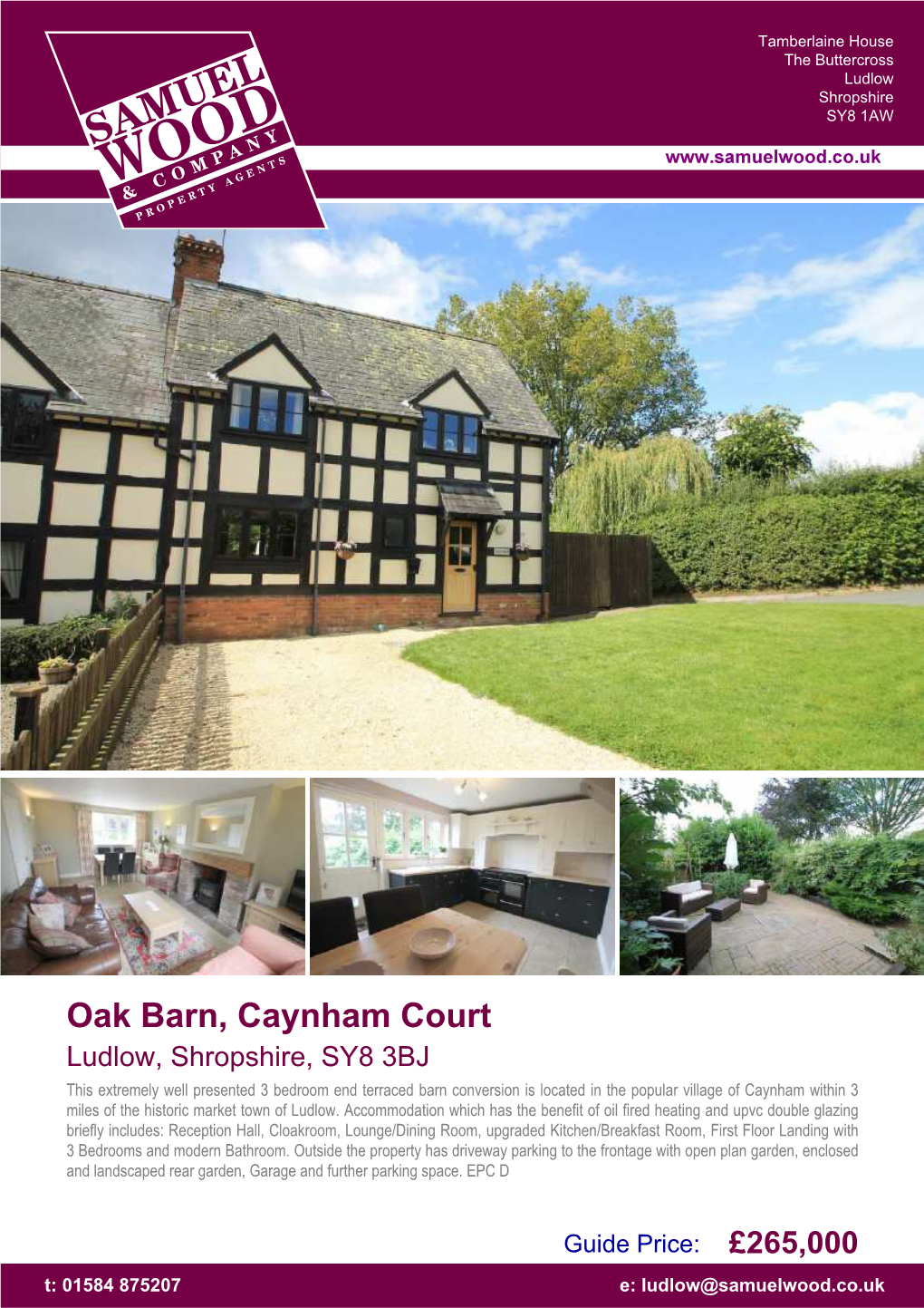 Oak Barn, Caynham Court