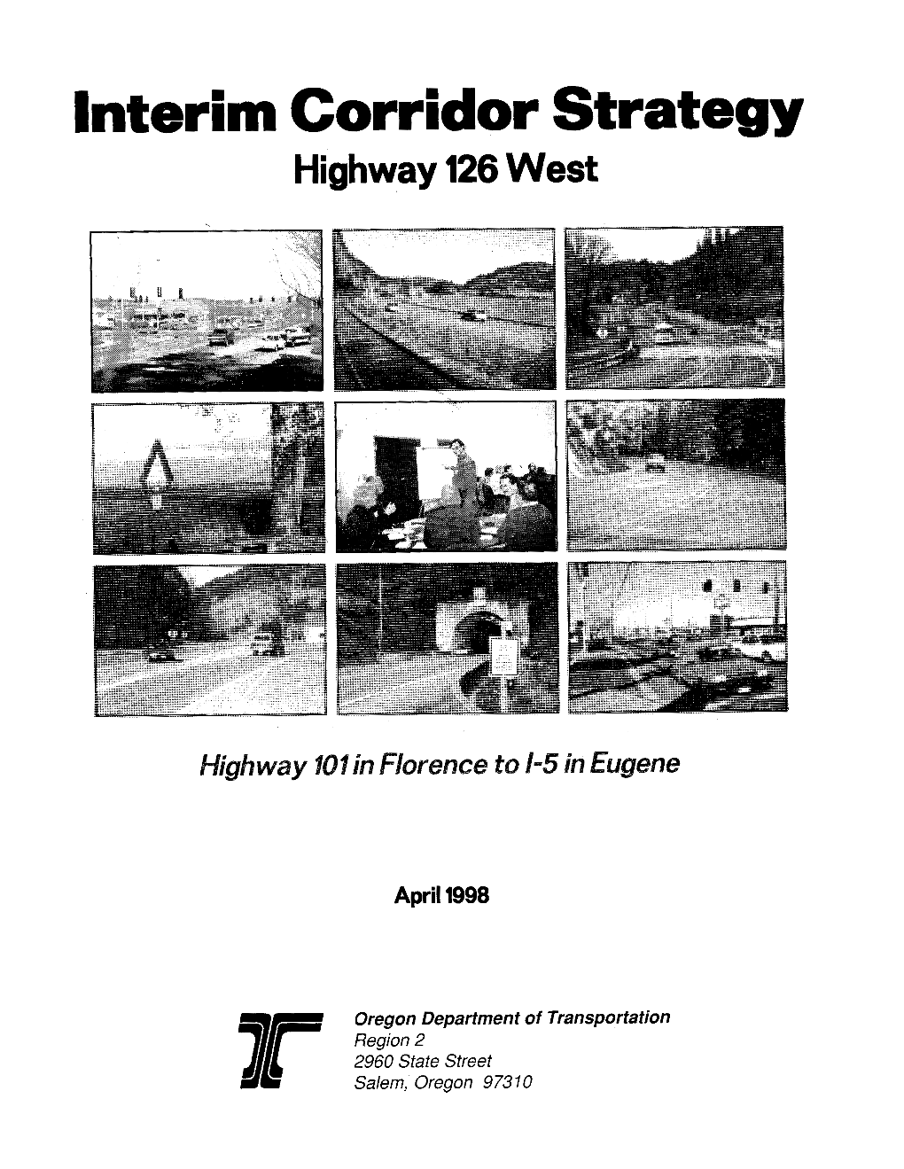 Interim Corridor Strategy Highway 126 West