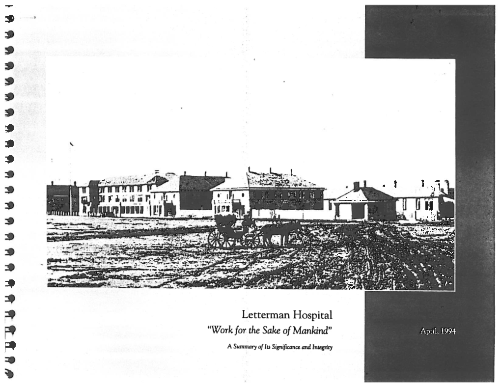 Letterman Hospital “Work for the Sake of Mankind”