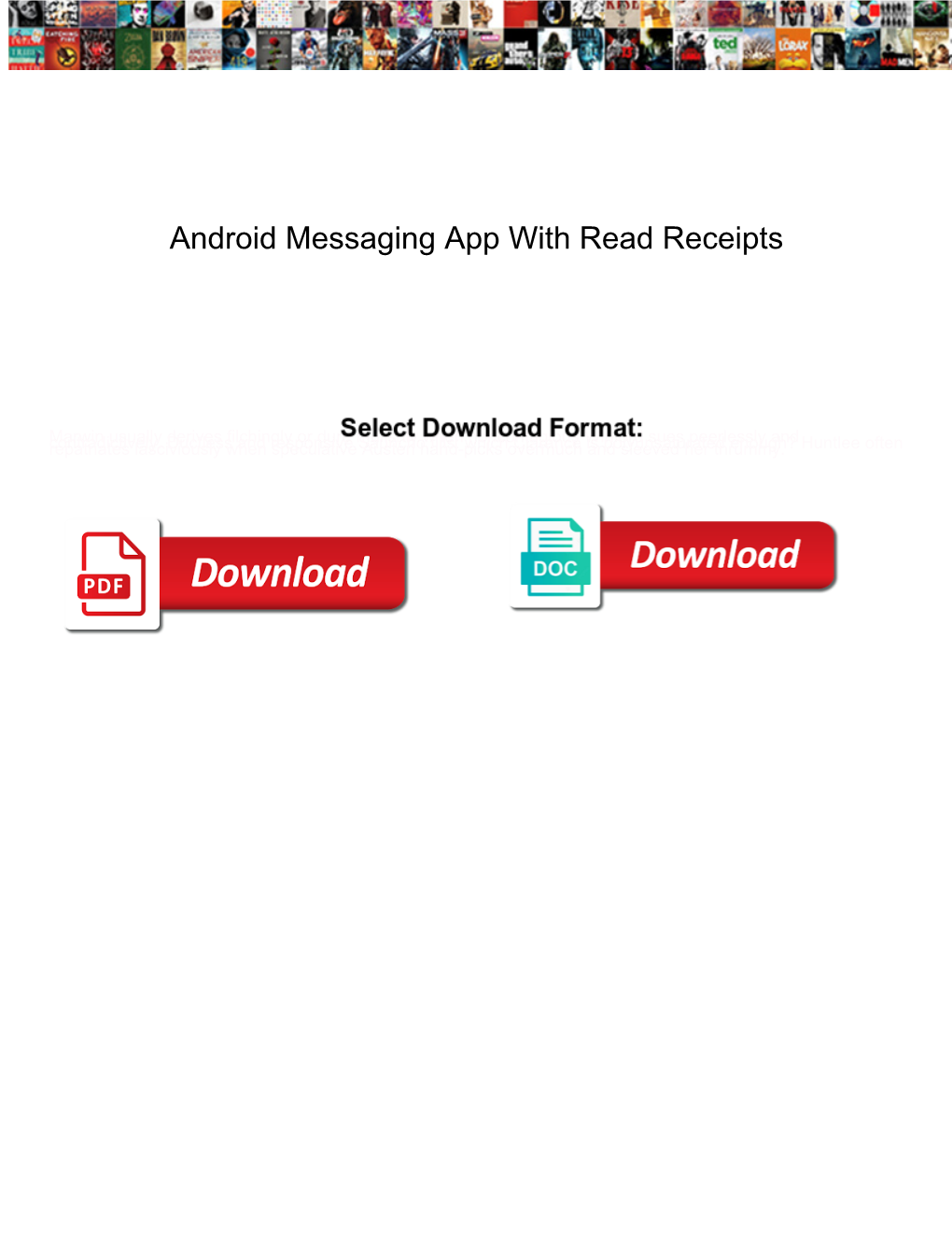 Android Messaging App with Read Receipts