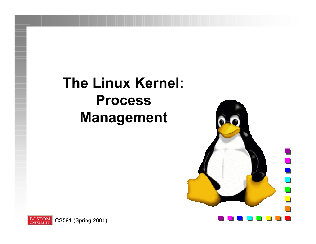 The Linux Kernel: Process Management