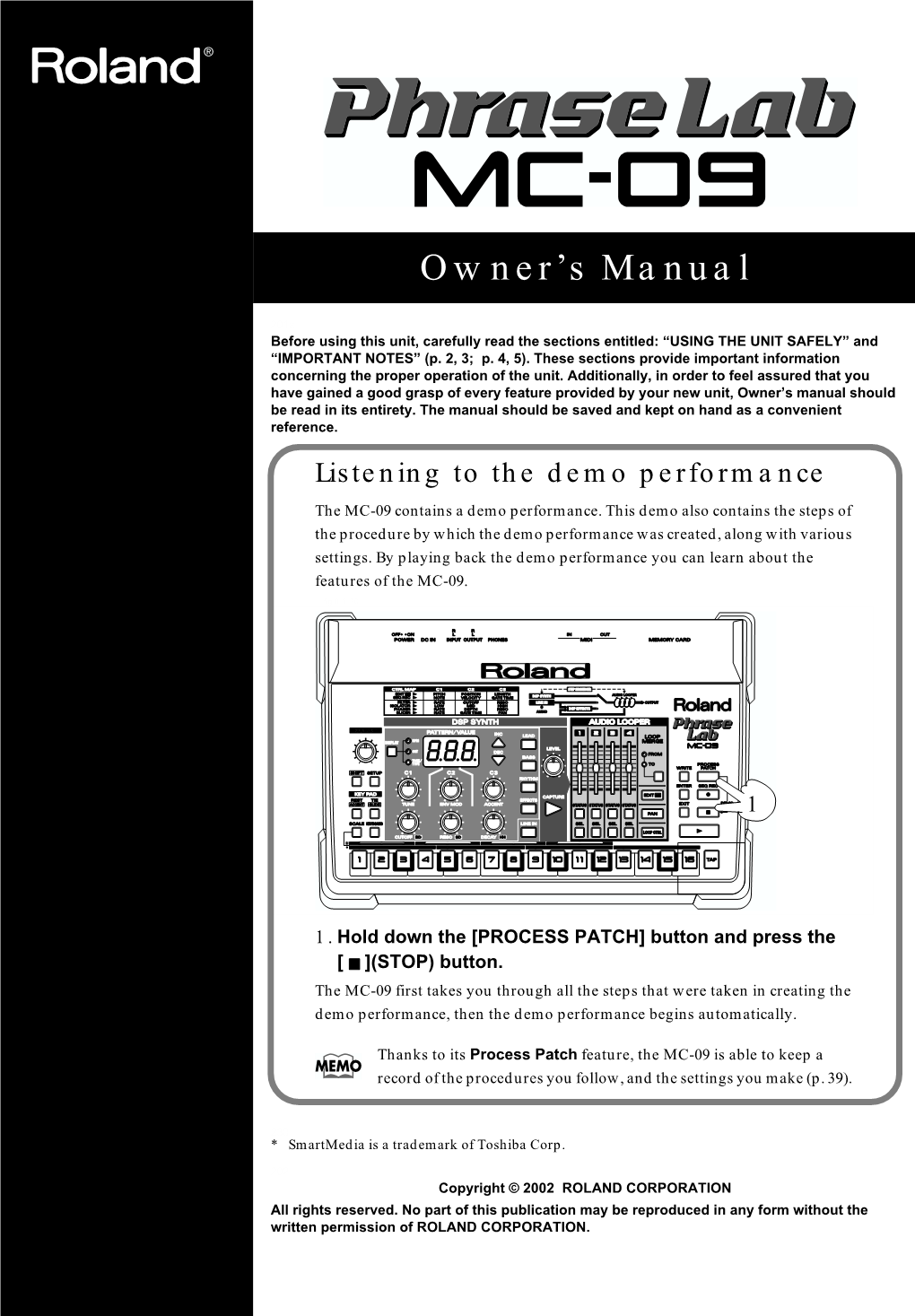 Owner's Manual