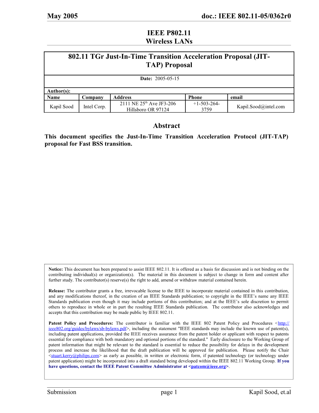 IEEE P802.11 Wireless Lans s23