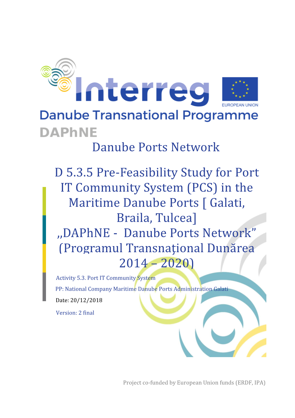 D 5.3.5 Pre-Feasibility Study for Port